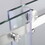 Frameless Sliding Glass Shower Doors 60" Width x 76"Height with 3/8"(10mm) Clear Tempered Glass, Brushed Nickel Finish, Big Rollers, Square Rail, Self-cleaning coating on both sides W1675113140