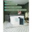 55" Acrylic Freestanding Bathtub, Small Soaking tub, Glossy White, Pop Up Chrome Drain, cUPC Certified W1675P189567