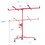 Drywall Panel Lifter Drywall Panel hoist Jack Lifter Jack Rolling Caster Panel Hoist 11ft red W167683066
