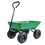 Garden Dump Cart with Steel Frame Outdoor Wagon with 10 inch Pneumatic Tires, 55L Capacity, Green W1676P183214