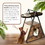 Cat house,end table.Wood cat condo black vintage pet furniture W1687138646