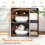 Litter Box Enclosure for 2 Cats.Cat Litter Box Furniture,Enclosed Cat Litter Boxes,Cat Furniture Cabinet,Rustic Brown W1687P170692