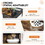 Litter Box Enclosure for 2 Cats.Cat Litter Box Furniture,Enclosed Cat Litter Boxes,Cat Furniture Cabinet,Rustic Brown W1687P170692