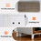 Graffiti the litter box Enclosure with 2 Storage Shelves and 1 Doors, Hidden Cat Litter Box Enclosure Furniture with Shelf, Indoor Cat House Furniture for Most of Litter Box,White W1687P178042