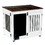 Doodle dog cage,kennel with 2 doors, dog crate interior furniture, heavy duty wooden dog cage for medium and small dogs, white W1687P179804