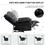 Breathable Leather Massage Recliner Chair, Manual Living Room Reclining Sofa W1692128249
