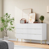 white Modern-6-Drawer for Living Room for Hallway Wide Chest of Drawers for Living Room W1706P189761