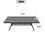 L82.68*W41.34-inch Cast Aluminum Patio Dining Table with Black Frame and Umbrella Hole W1710P166020