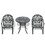 W1710S00043 Black+Aluminium+Yes+Dining Set+Seats 2