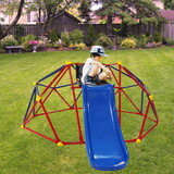 XCF007 6ft Dome climber with 1.2m slide for age 3+ climber with Climbing Stones W1711P208408