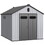 XWT013 8*10ft plastic storage shed for backyard garden big spire Tool storage W1711S00006