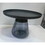Smoke Glass Base with Black Painting Top Coffee Table, Living Room Center Table W1718130607