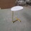2-pieces White C-shaped Side Table, C Shaped End Table, Side Table for Couch and Bed, Small Side Table for Small Spaces W171894536