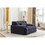 Large Size 1 Seater Sofa, Pure Foam Comfy Sofa Couch, Modern Lounge Sofa for Living Room, Apartment W1752P151333
