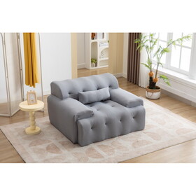 Large Size 1 Seater Sofa, Pure Foam Comfy Sofa Couch, Modern Lounge Sofa for Living Room, Apartment W1752P151329