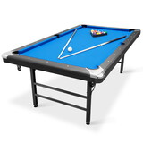 Billiards Table,Portable Pool Table, Includes Full Set of Balls, 2 Cue Sticks, Chalk, and Felt Brush,Folding Pool Table,Simple assembly Needed,Family Movement W1753P197566