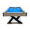 84"Billiard Table with Rustic Blond FinishK-Shaped Legs and Royal Blue Cloth W1753P197698