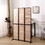 3 Panel Room Dividers and Folding Privacy Screen Natural Wooden Room Partitions 6ft Wall Divider for Room Separation (Natural) W1757122147