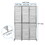 3 Panel Room Dividers and Folding Privacy Screen Natural Wooden Room Partitions 6ft Wall Divider for Room Separation (Natural) W1757122147