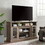 Classic TV Media Stand Modern Entertainment Console for TV Up to 65" with Open and Closed Storage Space, Gray Wash, 58.25"W*15.75"D*32"H W1758109203