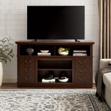 Traditional TV Media Stand Farmhouse Rustic Entertainment Console for TV Up to 65