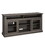 Contemporary TV Media Stand Modern Entertainment Console for TV Up to 65" with Open and Closed Storage Space, Dark Walnut/Black, 60"W*15.75"D*29"H W1758P147684