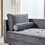 64" Velvet Chaise,Mid-Century Modern Chaise Furniture,Sleeper for Living Room,Apartment,Tool-Free assembly. (Gray) W176594453
