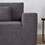 Luxury Modern U-Shaped Sectional Sofa Couch, Large Modular Sherpa Fabric Couch for Living Room, High-Density Foam, Comfortable, Easy assembly, Perfect for Families and Entertaining Guests W1765S00083