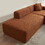 Modular Sectional Couch, Lambswool Fabric Modern L-Shape Sectional Sofa with Chaise Lounge, Living Room Upholstered 5-seater Corner Sofa Couch for Bedrooms, Apartment W1765S00085