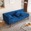Cut-and-fill chaise longue, convertible multifunctional loveseat sofa blue W1767106623