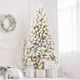 7FT PVC Memory Wire Christmas tree (with Light) W1773P199067