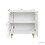 Sideboard Buffet Cabinet with Storage Modern Storage Cabinets with 2 Doors with Handle for Living Room Dining Room Entryway, White W1778104712
