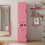 W1778S00024 Pink+Particle Board+MDF
