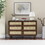 Drawer bedroom dresser, wooden antique dresser, TV cabinet bedroom living room corridor storage dresser, storage box drawer cabinet, six-drawer cabinet W1781130616