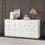 Modern White 9-Drawer Dresser for Bedroom - Ample Storage Wide Chest of Drawers, Sturdy & Safe W1785136033