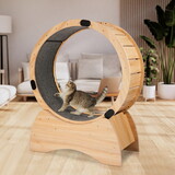 Cat Exercise Wheel - Running, Spinning, and Scratching Fun, Cat Treadmill with Carpeted Runway, Kitty Cat Sport Toy, Great for Physical Activity and Reducing Boredom W1790102823