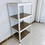 Storage Shelves - 4 Tier Adjustable Garage Storage Shelving, Heavy Duty Metal Storage Utility Rack Shelf Unit for Warehouse Pantry Closet Kitchen, 23.6" x 15.7" x 47.2", White W1790120824