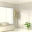 Adjustable Laundry Pole Clothes Drying Rack Coat Hanger DIY Floor to Ceiling Tension Rod Storage Organizer for Indoor, Balcony - White W1790P302841