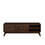 59 inch Mid Century Rattan TV Stand for 65 inch TV, Entertainment Cabinet, Media Console for Living Room Bedroom Media Room, Solid Wood Feet & Rattan Cabinet Doors - Dark Wood W1801115776