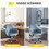 Accent chair Modern home office leisure chair with adjustable velvet height and adjustable casters(LIGHTBLUE) W1807P149917