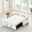 Sleeper Sofa Couch w/Pull Out Bed, 55" Modern Velvet Convertible Sleeper Sofa Bed, Small Love seat Sofa Bed w/Pillows & Side Pockets for Small Space, Living Room, Apartment,BEIGE W1825P147380