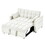 Sleeper Sofa Couch w/Pull Out Bed, 55" Modern Velvet Convertible Sleeper Sofa Bed, Small Love seat Sofa Bed w/Pillows & Side Pockets for Small Space, Living Room, Apartment,BEIGE W1825P147380