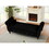 63.38"Velvet Multifunctional Storage Rectangular ottoman bench Comes with crystal buckle Solid Wood Legs with 1 Pillow,Black W1825P185499