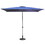 Large Blue Outdoor Umbrella 10ft Rectangular Patio Umbrella for Beach Garden Outside Uv Protection W1828P147105
