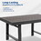 Aluminum Grey Tall High Patio Dining Table Outdoor Coffee Sofa Tables Rectangle W1828P160584