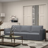 Lounge Grey Convertible Leather Sofa Sectional Couches for Living Room Set 3 Piece Modern