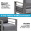 Aluminum Modular Sectional Grey Small Sofa Couch Set with Sofa Table Furniture 6