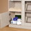 Guinea Pig Cages, Hamster Cage Wood with Independent Storage Cabinet, House for Rat Chinchilla with Guinea Pig Hutch and Bridge, Openable Top with Acrylic Sheets W1850P168633