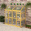 Greenhouse, Wooden Greenhouse Polycarbonate Garden Shed for Plants,Wooden Garden Greenhouse,Greenhouse Wooden Cold Frame Greenhouse,Keep Plant Warm Enough W1850P235934