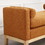 53.5"W Elegant Upholstered Bench, Ottoman with Wood Legs & Bolster Pillows for End of Bed, Bedroom, Living Room, Entryway, Caramel W1852137240